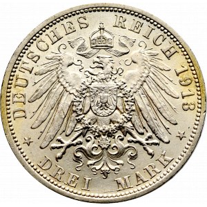 Niemcy, Prusy, 3 marki 1913