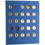 USA, zestaw monet o nominale 10 centów z lat 1916 - 1945