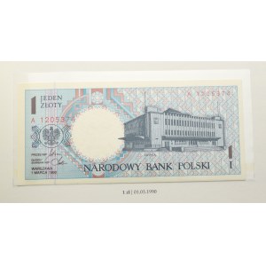 Zestaw banknotów obiegowych Miasta Polskie 1.03.1990