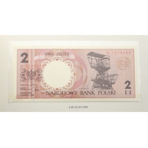 Zestaw banknotów obiegowych Miasta Polskie 1.03.1990
