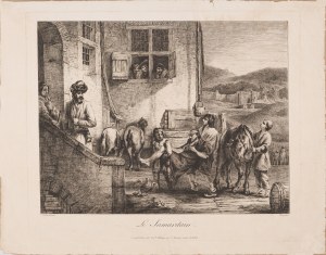 Rembrandt van Rij i Vivant Denon (1747-1825), Miłosierny Samarytanin, pocz. XIX w.