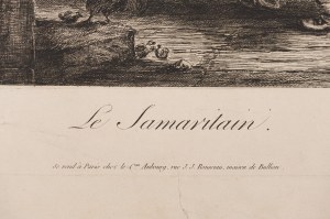 Rembrandt van Rij i Vivant Denon (1747-1825), Miłosierny Samarytanin, pocz. XIX w.