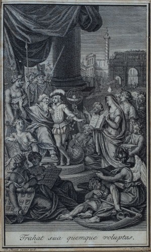 Bernard PICART, KAŻDEGO POCIĄGAJĄ INNE PRZYJEMNOŚCI, 1716