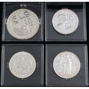 4 srebrne monety, Elżbieta II, 2008