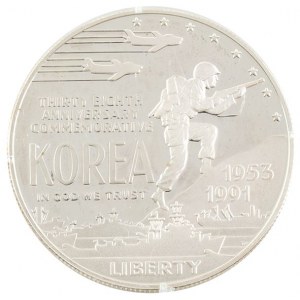1 dolar, 38 rocznica wojny koreańskiej, USA, 1991