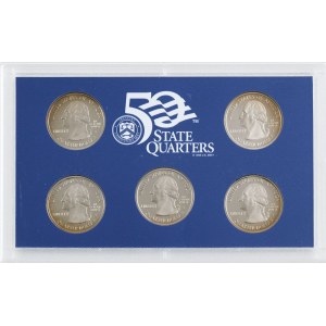 5 monet, 25 centów, USA, 2004