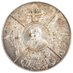 Medal, Jan Paweł II / Jasna Góra 1382 1982, Poznań, Polsrebro, 1983