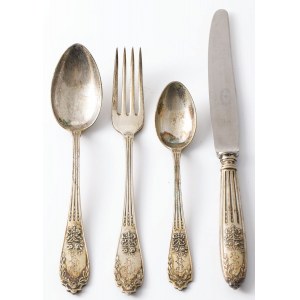 Cutlery for 1 PERSON, Poland, Warsaw, Hempel Brothers, 1921-31