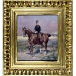 Tadeusz Ajdukiewicz (1852-1916), Offizier zu Pferd
