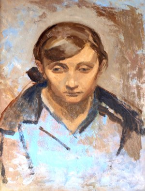 Stanisław Czajkowski (1878-1954), Portret młodej kobiety - Ireny Nasalikównej