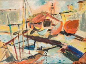 Ludwik Klimek (1912 Skoczów - 1992 Nicea), Port w Nicei