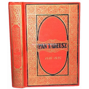 MICKIEWICZ- PAN TADEUSZ z illustracjami E. M. Andriollego OPRAWA Stan BDB