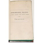 POWSZECHNE PRAWO KRAIOWE DLA PAŃSTW PRUSKICH Cz.1, t.1., 1826