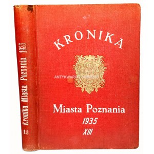 KRONIKA MIASTA POZNANIA rocznik 1935