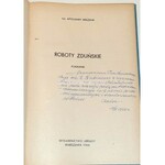 BIRSZENK - ROBOTY ZDUŃSKIE Poradnik ILUSTRACJE wyd. 1966r. dedykacja autora!