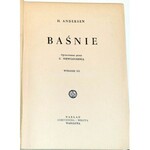 ANDERSEN - BAŚNIE ilustracje E. Różańska wyd. 1950