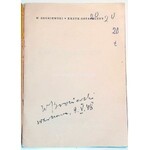 BRONIEWSKI- KRZYK OSTATECZNY, wyd. 1948 autograf autora