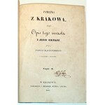 MĄCZYŃSKI- PAMIĄTKA Z KRAKOWA t. I-III [komplet w 3 wol.] wyd. 1845