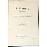 EKONOMISTA R.5, Z.1-6. półrocze 1, 1869