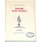 BRZECHWA - TRYUMF PANA KLEKSA ilustr. Szancer wyd. 1956r.