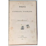 NORWID- POEZYE CYPRIANA NORWIDA, 1. wyd.