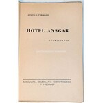 TYRMAND - HOTEL ANSGAR. OPOWIADANIA. Debiut książkowy Tyrmanda