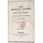 SCHLIPF- NAUKA GOSPODARSTWA WIEJSKIEGO wyd. 1845r.