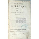DZIENNIK WILEŃSKI 1820r.