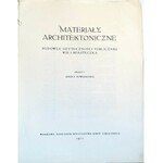 MATERIAŁY ARCHITEKTONICZNE. Budowle użyteczności publicznej wsi i miasteczka. Z.1 Szkoły powszechne wyd. 1921