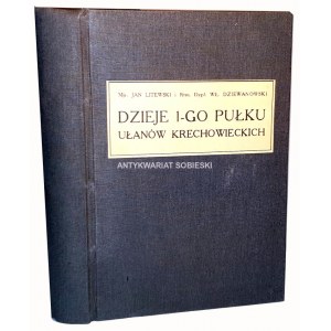 LITEWSKI, DZIEWANOWSKI - DZIEJE 1-GO PUŁKU UŁANÓW KRECHOWIECKICH