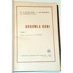PRUSKI- HODOWLA KONI t. I-II wyd. 1960r. dedykacja autora