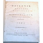 DZIENNIK DECYZYI RADY STANU XIĘSTWA WARSZAWSKIEGO W PRZEDMIOTACH SPORNYCH, ADMINISTRACYJNYCH Y JURYSDYKCYJNYCH. t.1-2 [komplet w 1 wol.] wyd. 1811