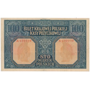 100 marek 1916 Jenerał - sześciocyfrowa numeracja