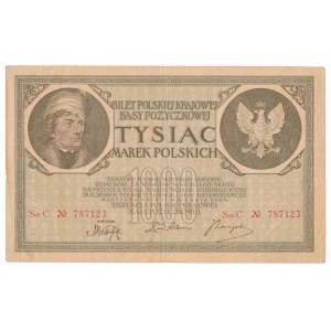 1.000 marek 1919 - 2 x Ser.C - RZADKI