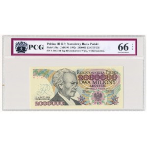 2 miliony złotych 1992 - A - Konstytucyjy - PCG 66 EPQ
