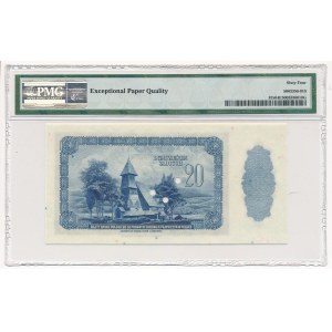 20 złotych 1939 SPECIMEN - 00000 - PMG 64 EPQ