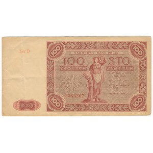 100 złotych 1947 - D - ładny