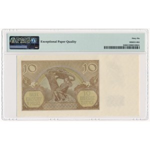 10 złotych 1940 - A - PMG 66 EPQ - rzadka pierwsza seria