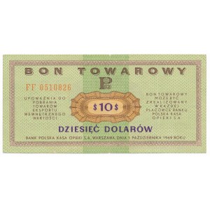 Pewex 10 dolarów 1969 - FF -