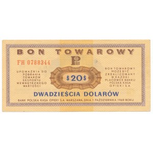 Pewex 20 dolarów 1969 - FH -