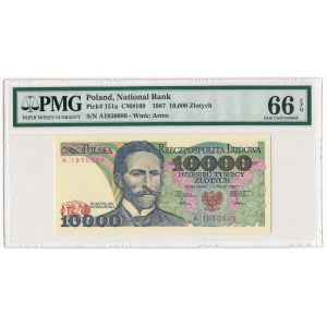 10.000 złotych 1987 - A - PMG 66 EPQ