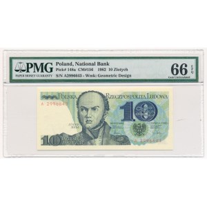 10 złotych 1982 - A - PMG 66 EPQ