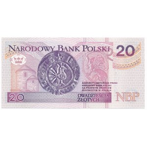 20 złotych 1994 - AA - niski numer