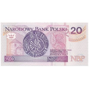 20 złotych 1994 - AA - niski numer