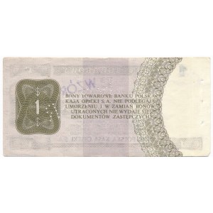 Pewex Bon Towarowy 1 dolar 1979 WZÓR HD 0000000