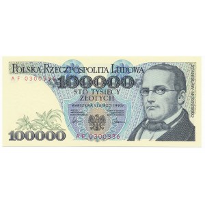 100.000 złotych 1990 - AF -