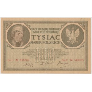 1.000 marek 1919 - 2 x Ser.C - RZADKI