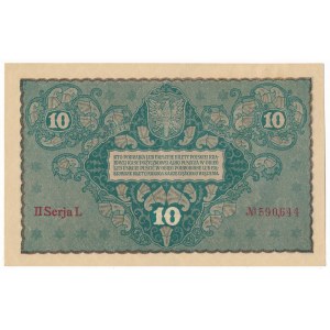 10 marek 1919 - II Serja L - jednoliterowa