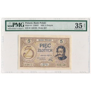 5 złotych 1924 II EM.C - PMG 35