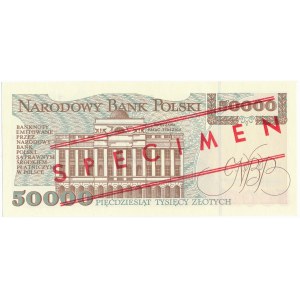 50.000 złotych 1993 WZÓR A 0000000 No.0729